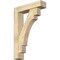 Ekena Millwork Merced Block Rough Sawn Bracket w/ Offset Brace, Douglas Fir, 6"W x 24"D x 36"H BKT0604X24X36MRC05RDF - alternate 1